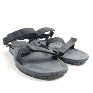 L.L. Bean Mens Size 11 Black Sports Sandals Casual Lightweight Comfort
